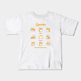 Corgi Quarantine Kids T-Shirt